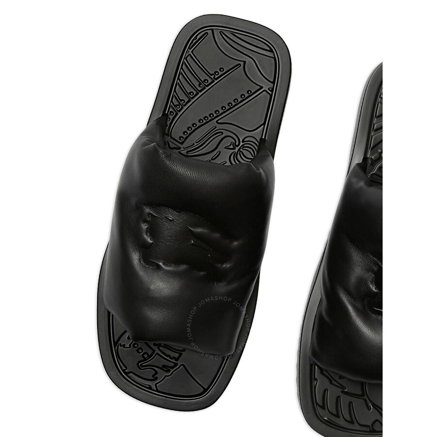 Burberry EKD Slab Leather Slides - 2