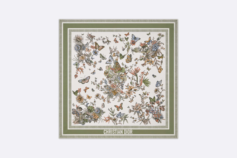 Toile de Jouy Mexico 90 Square Scarf 1