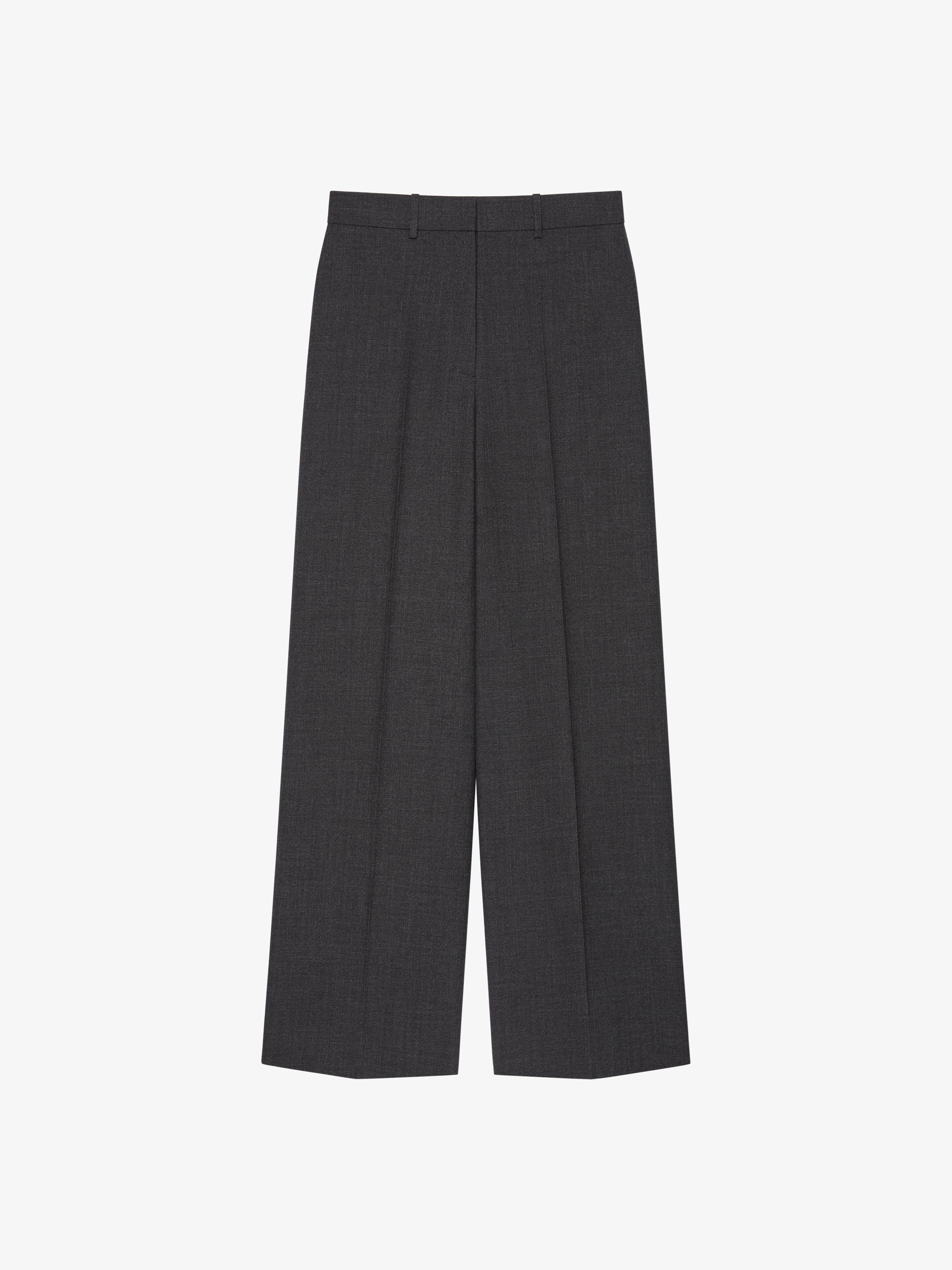 OVERSIZED TAILORED PANTS IN WOOL - 1