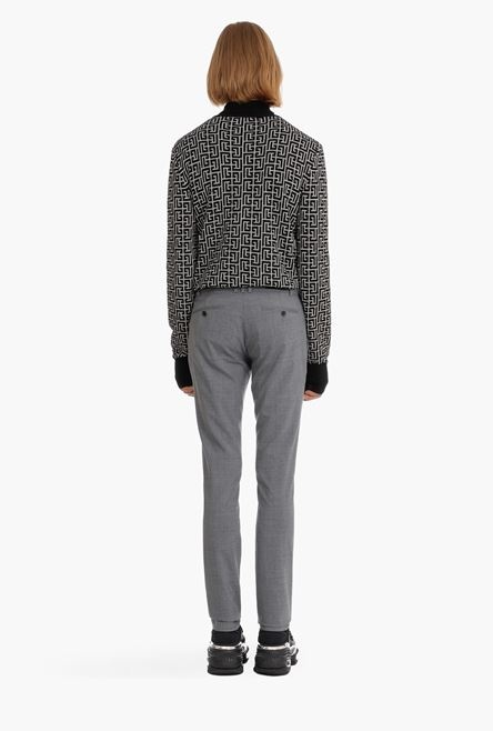 Gray wool pants - 3