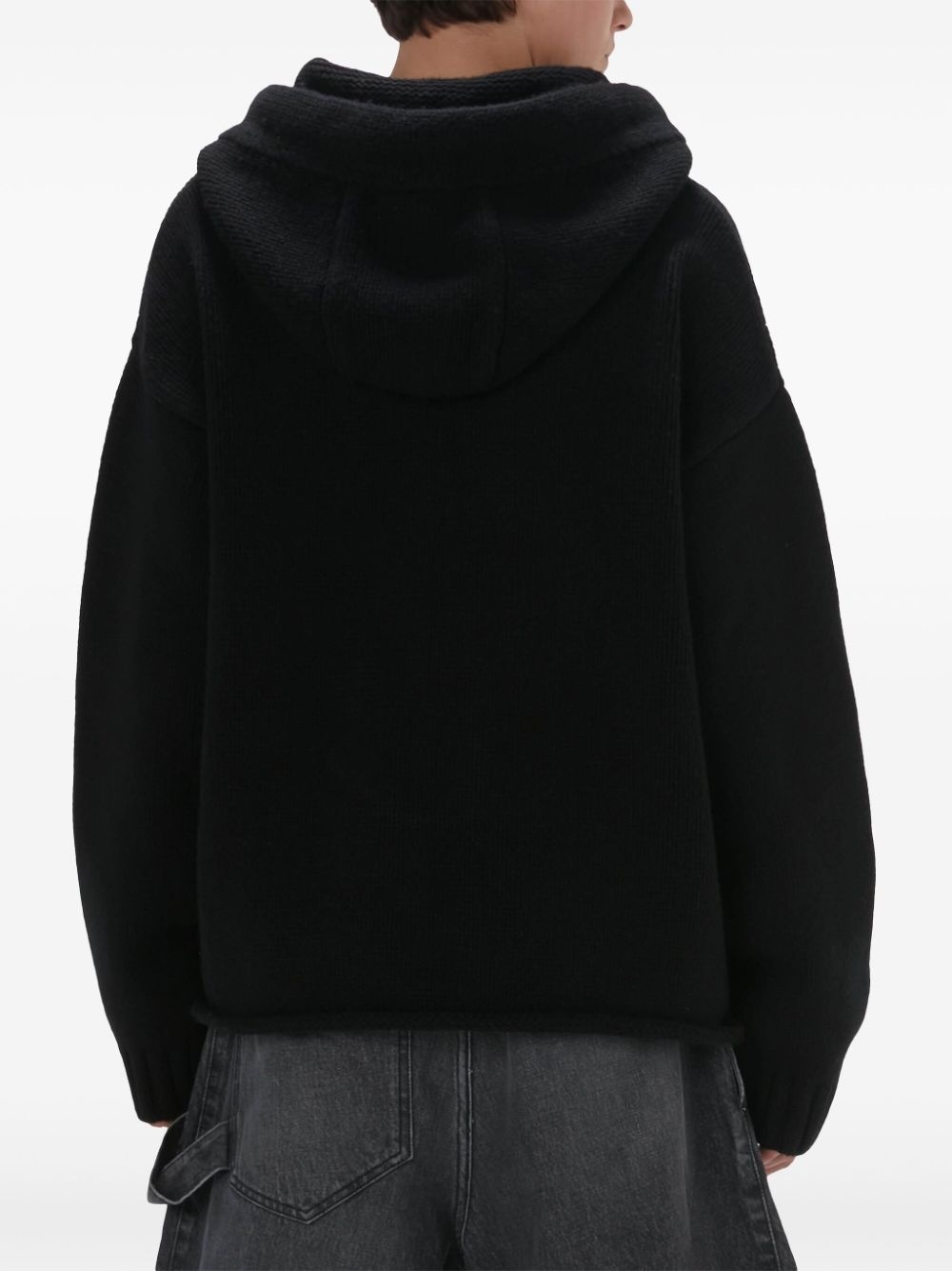 anchor-logo zip hoodie - 4