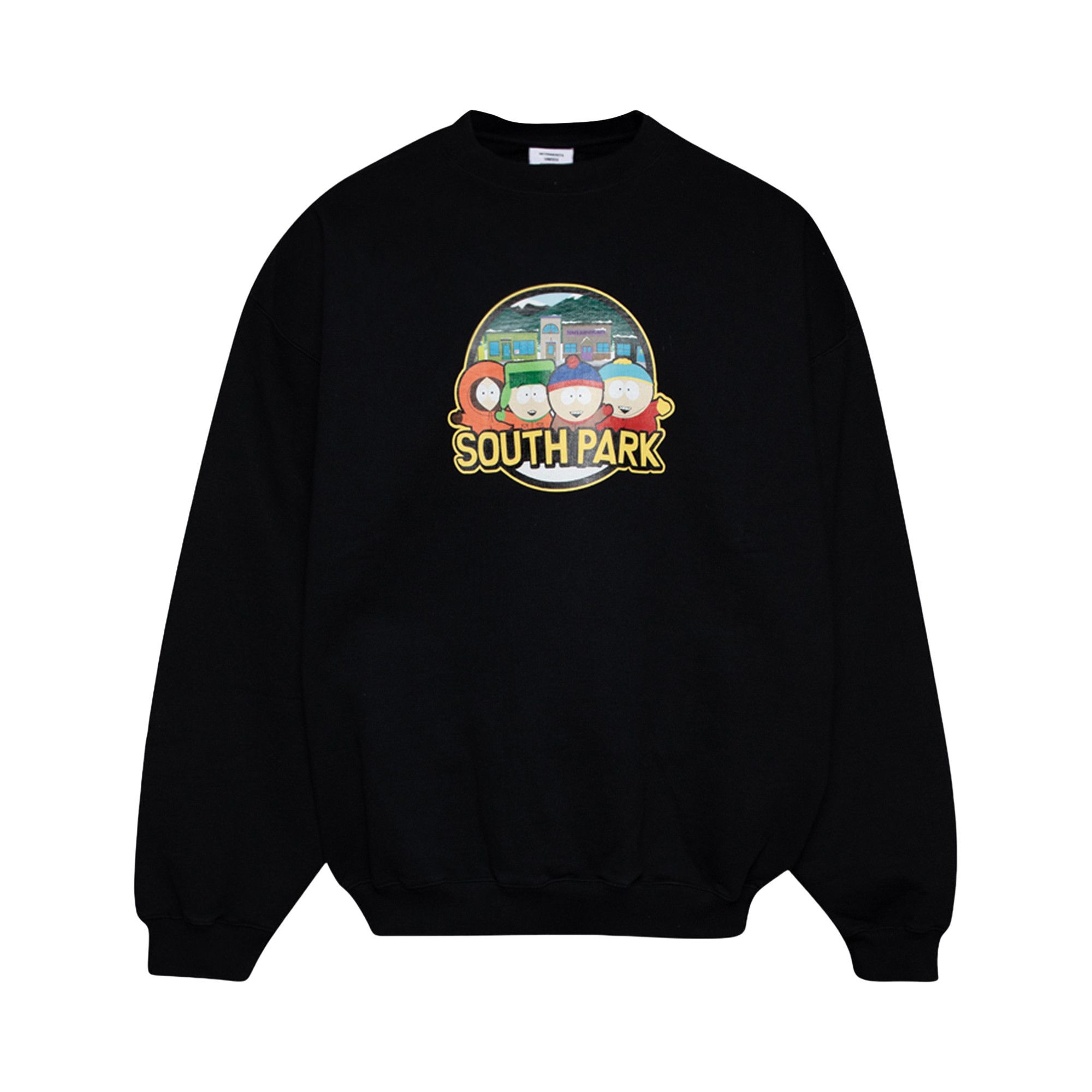 Vetements Southpark Oversized Sweatshirt 'Black' - 1