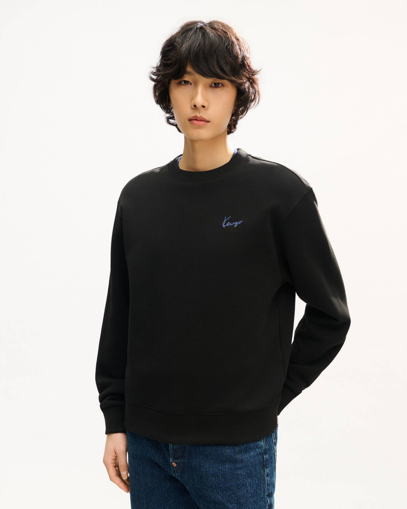 KENZO 'KENZO Signature' embroidered sweatshirt in cotton outlook