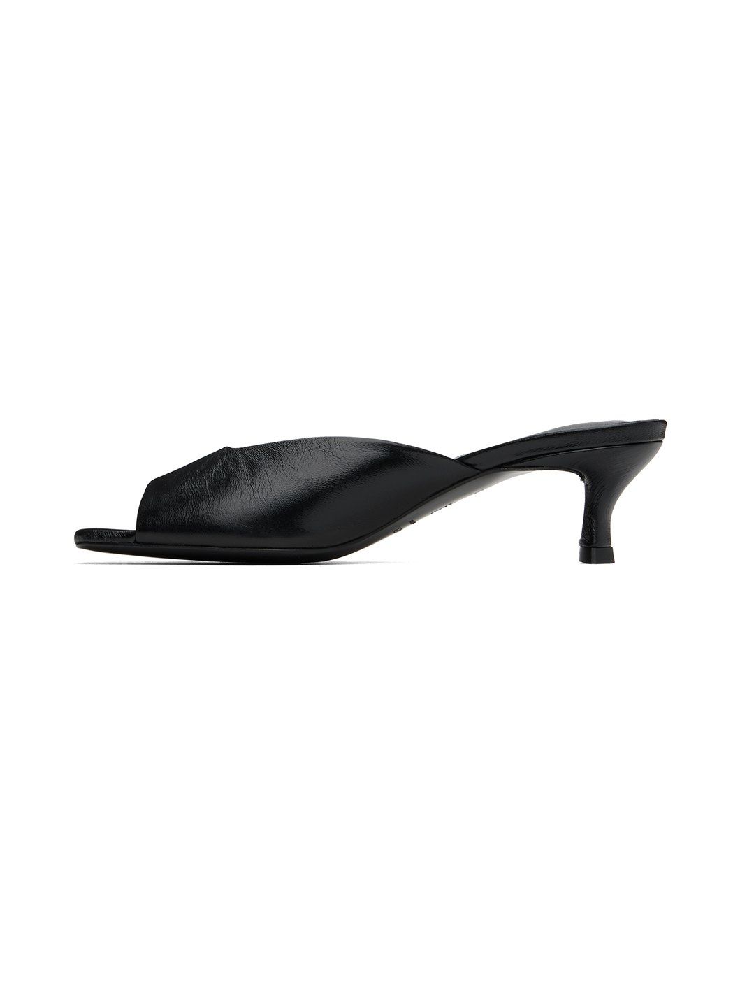 Black Wendy Mules - 3