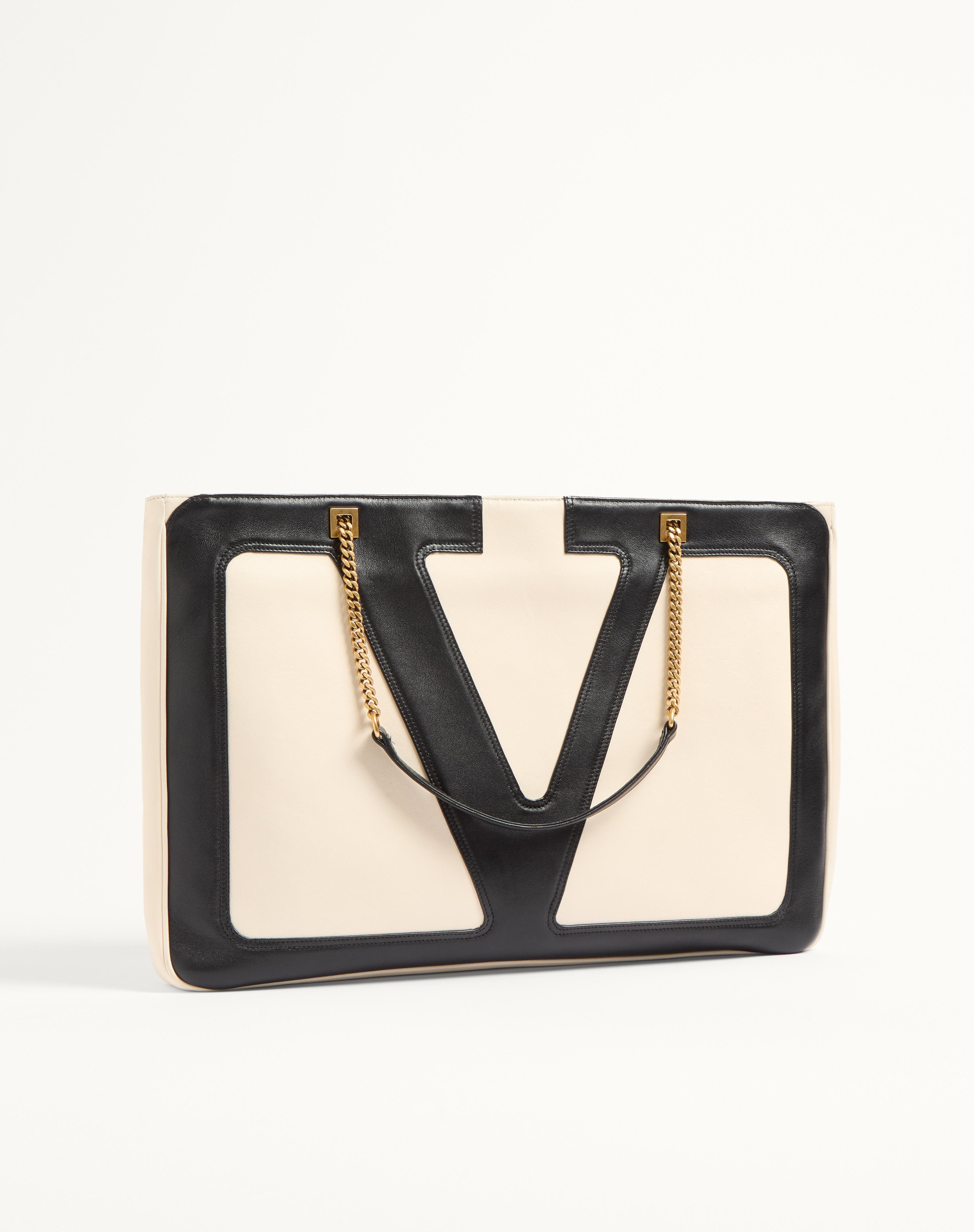 VALENTINO GARAVANI VIVA SUPERSTAR NAPPA LEATHER SHOPPER - 3