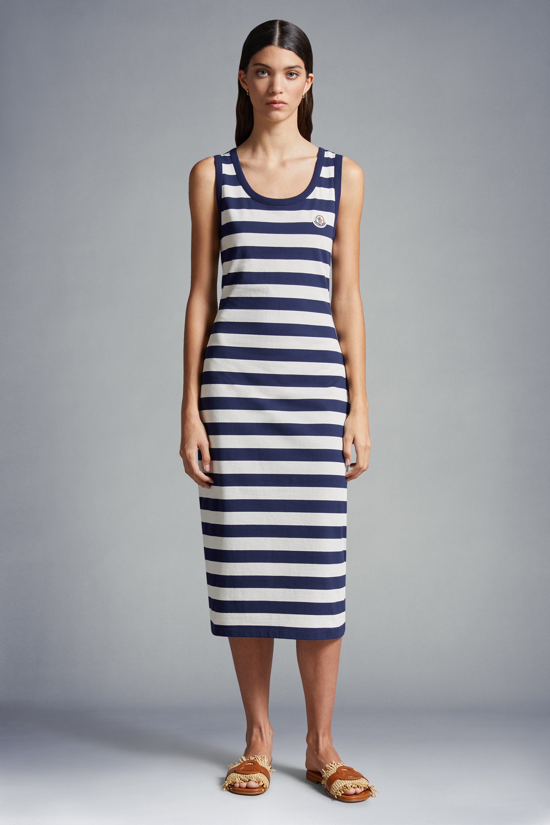 Striped Midi Dress - 3