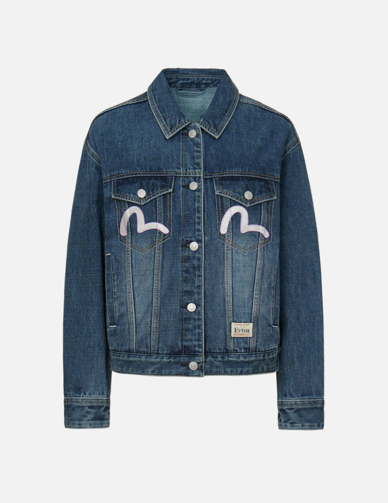 EVISU DARUMA DAICOCK DENIM JACKET outlook