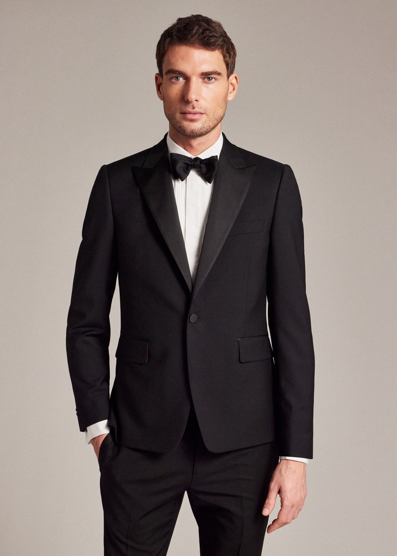 The Soho - Tailored-Fit 검정 Wool-Mohair 저녁 정장 6