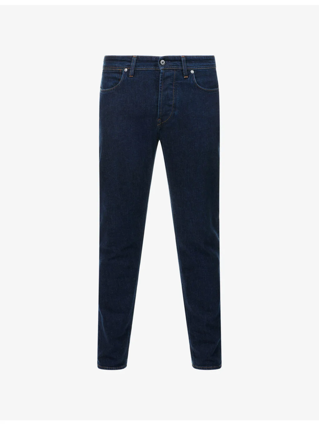 Straight-Leg Slim-Fit Denim Jeans - 1