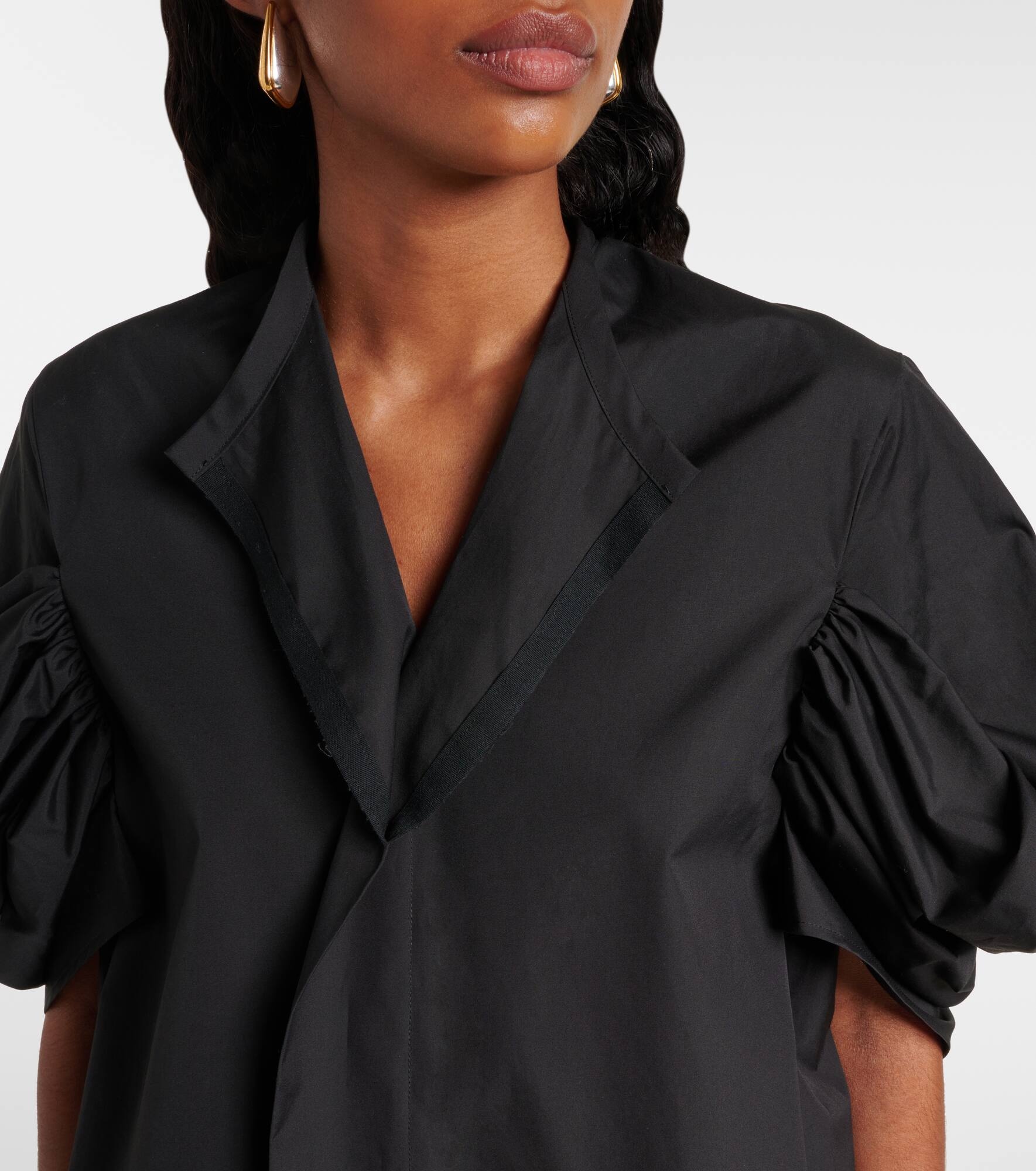 Patchwork cotton top - 4