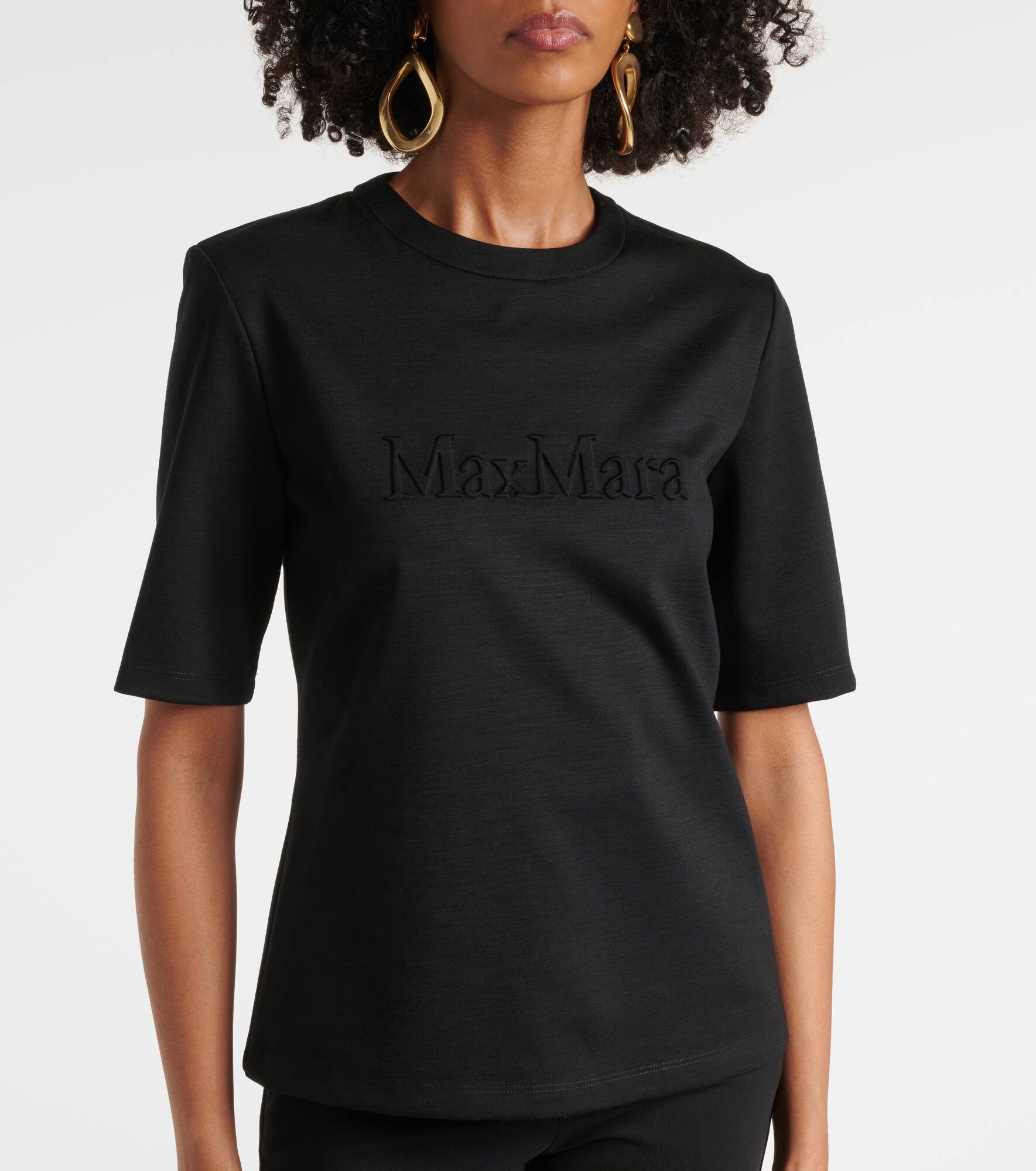 Peter embroidered wool T-shirt - 5