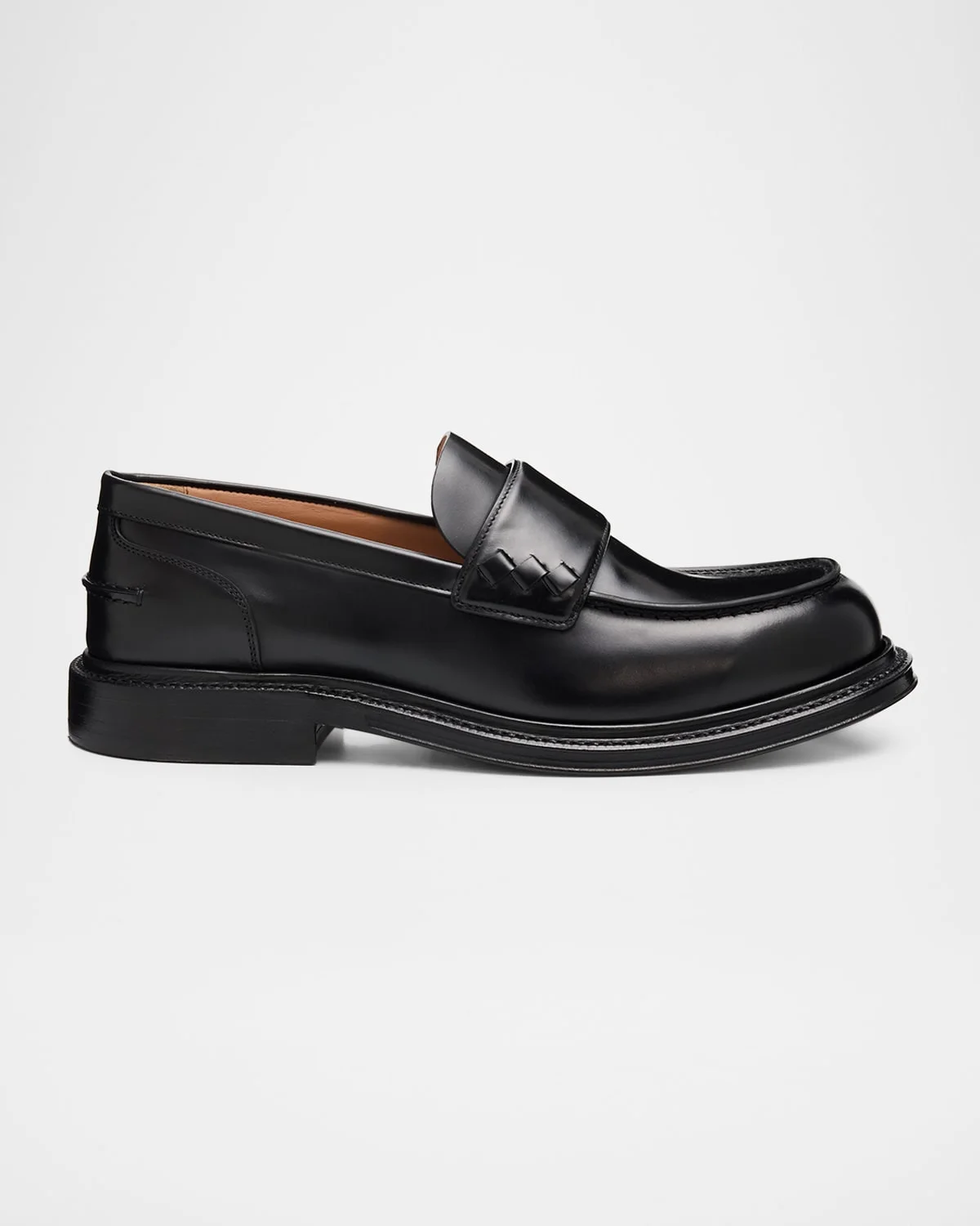 Men's Haddock Leather Penny Loafers - 1