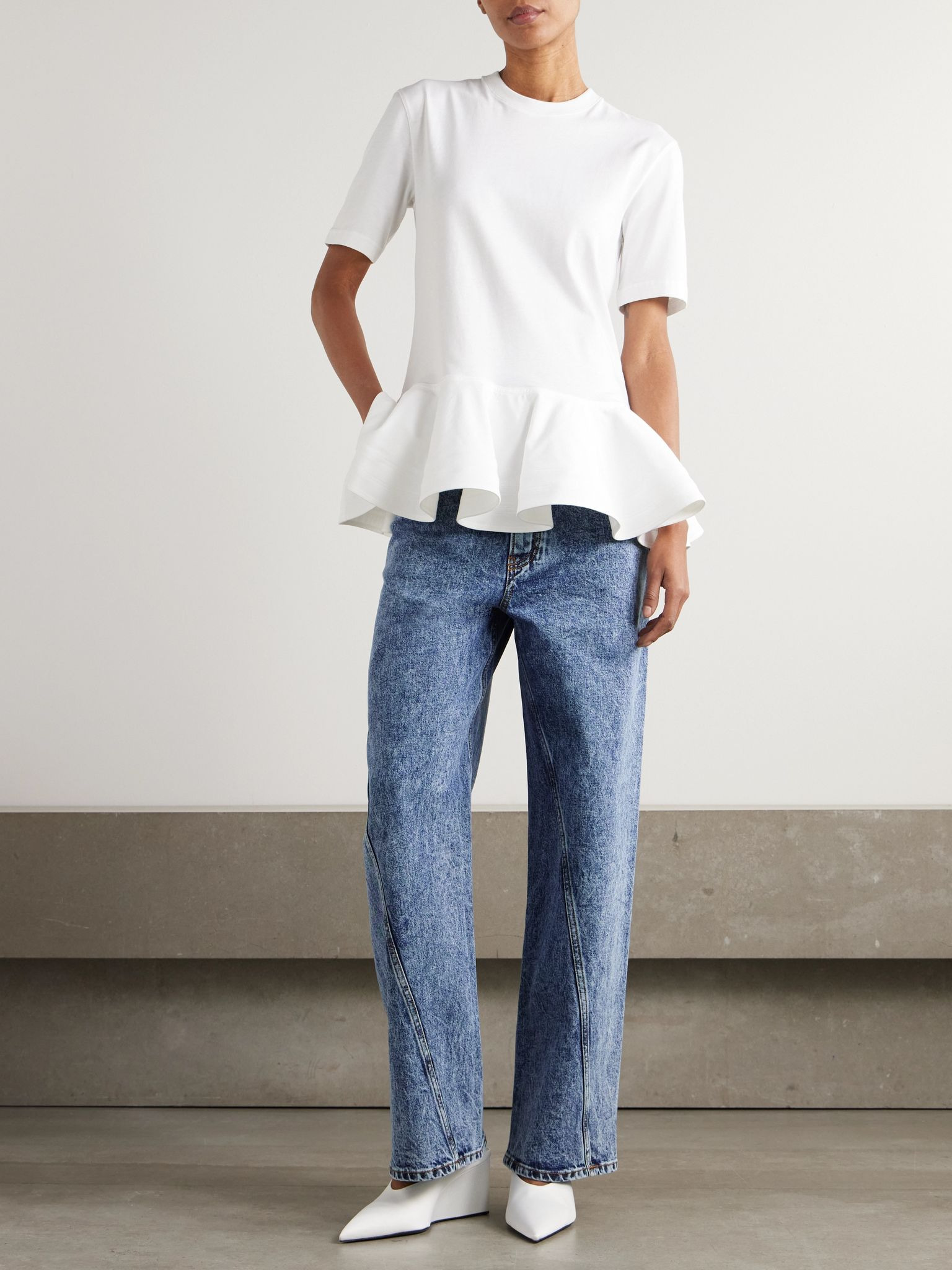 Paneled jeans Blue - 2