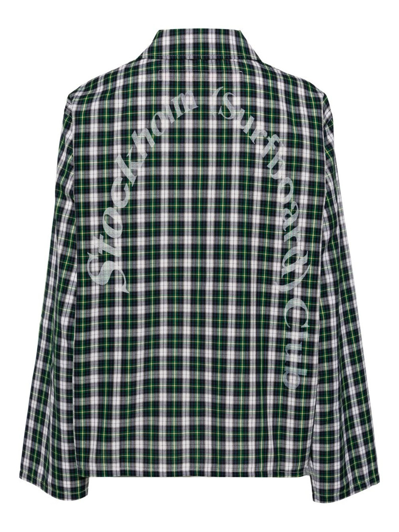 Stockholm Surfboard Club logo-print shirt outlook