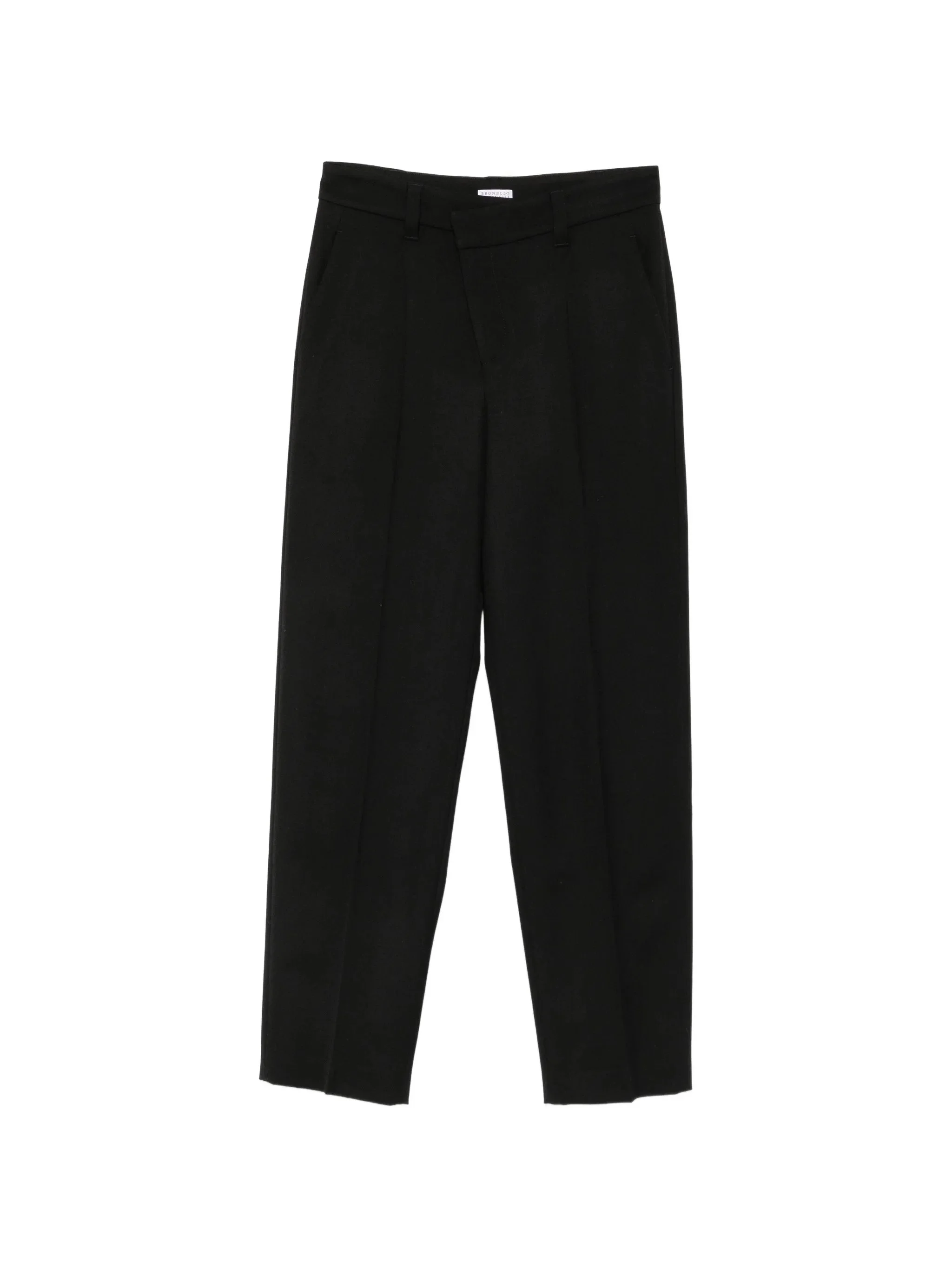 Brunello Cucinelli Pressed-crease Straight-leg Trousers - 1