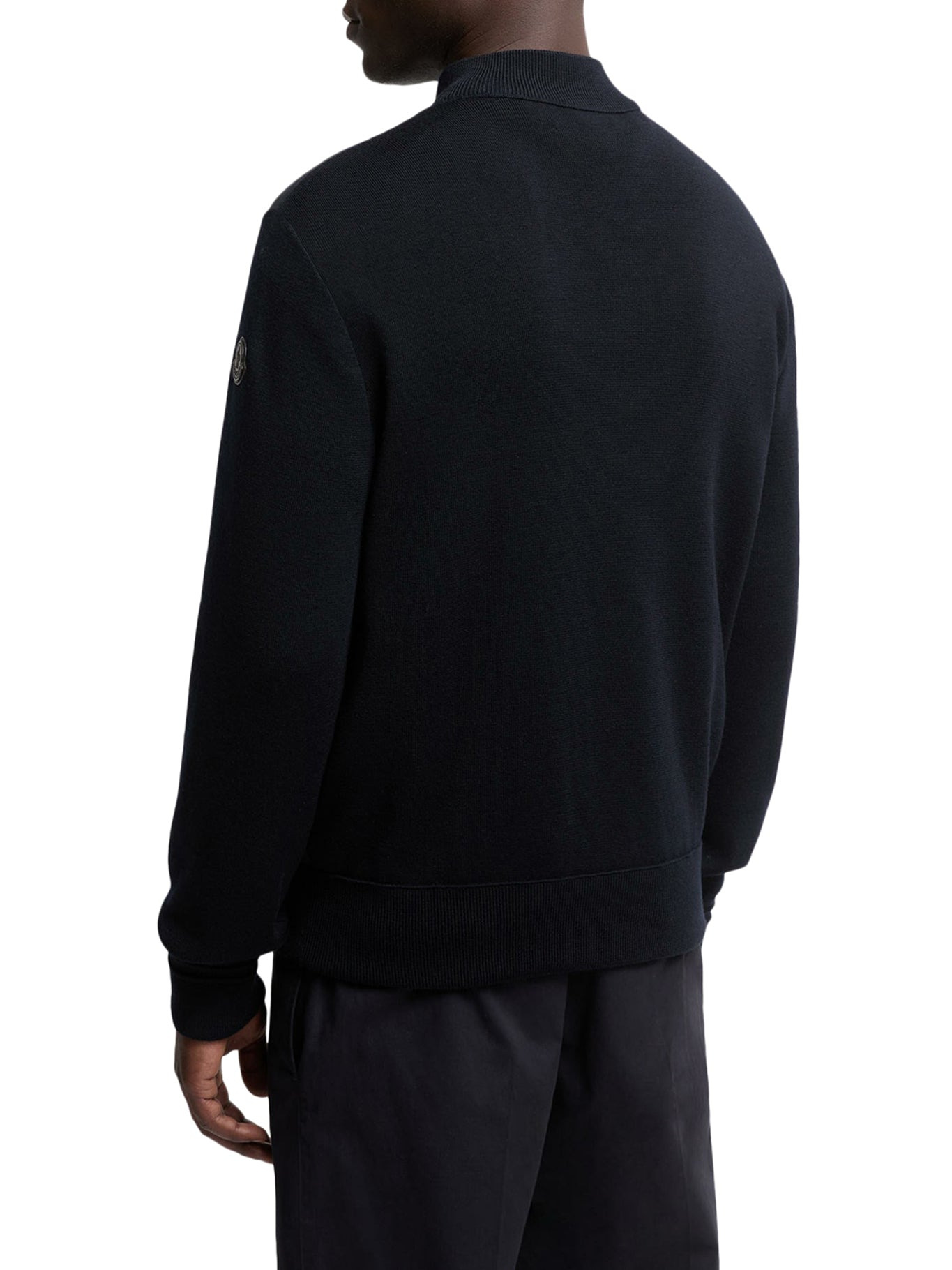 WOOL PADDED CARDIGAN WITH ZIP - 4