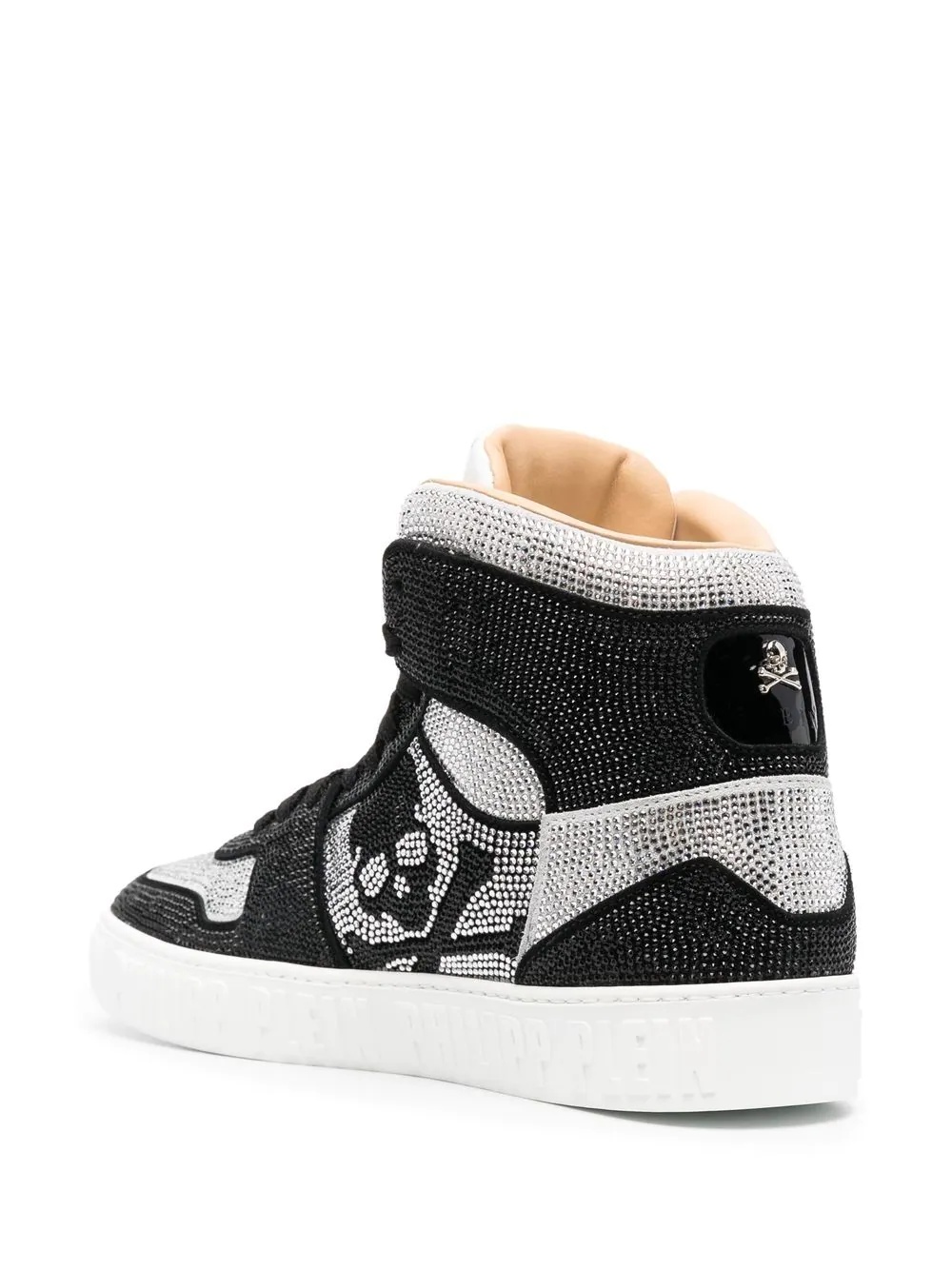 crystal-embellished high-top sneakers - 5