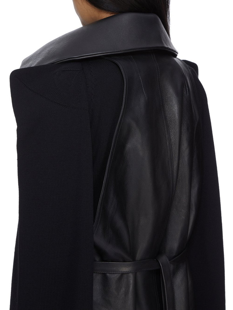 dracucollar leather coat 5