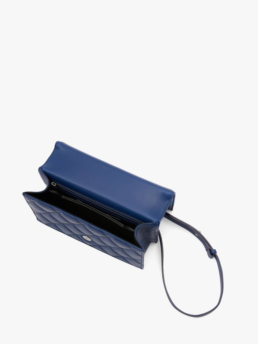 Jewelled Satchel in Ink Blue - 4