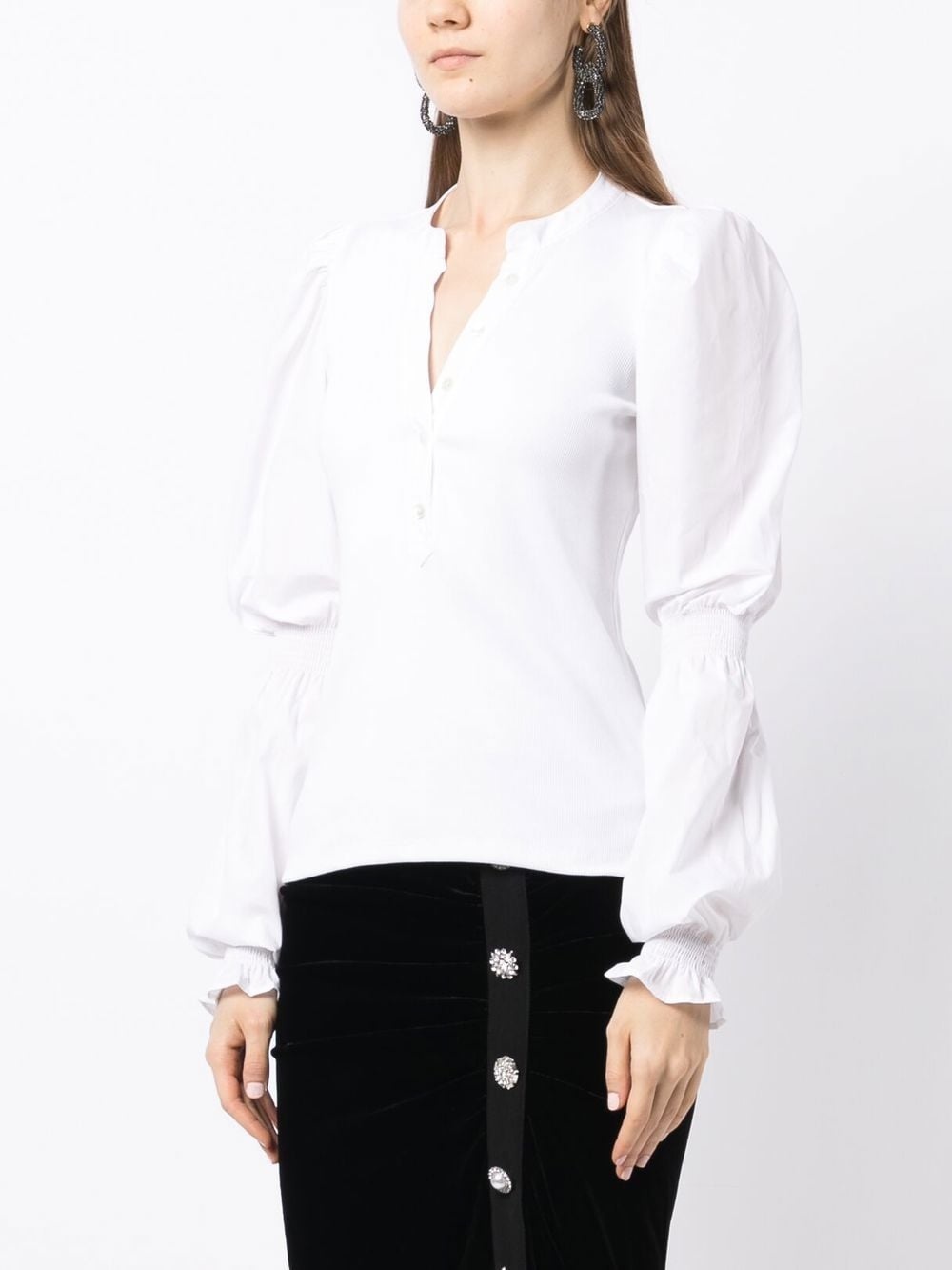 Effy puff-sleeve blouse - 3