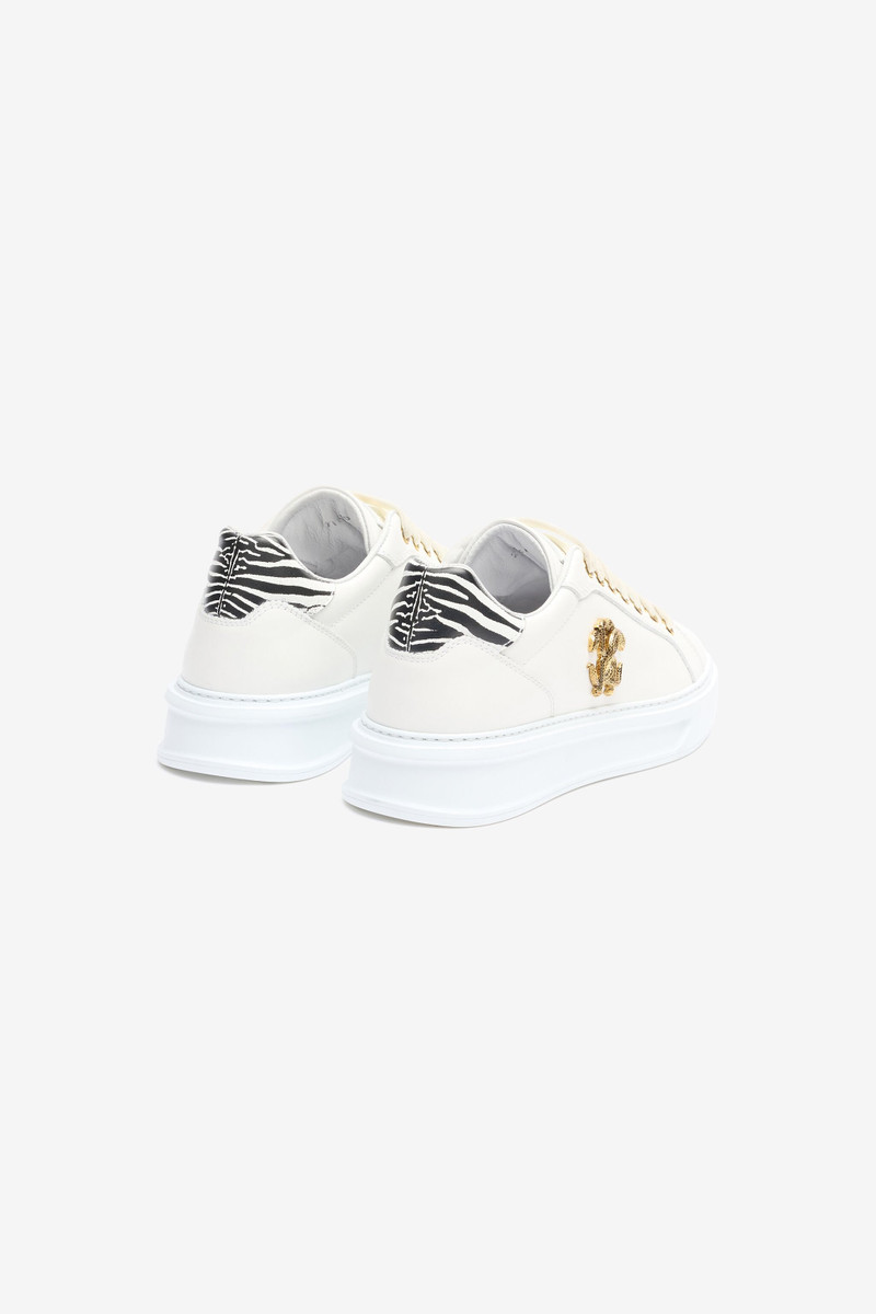 Roberto Cavalli Zebra Heeled Sneakers outlook