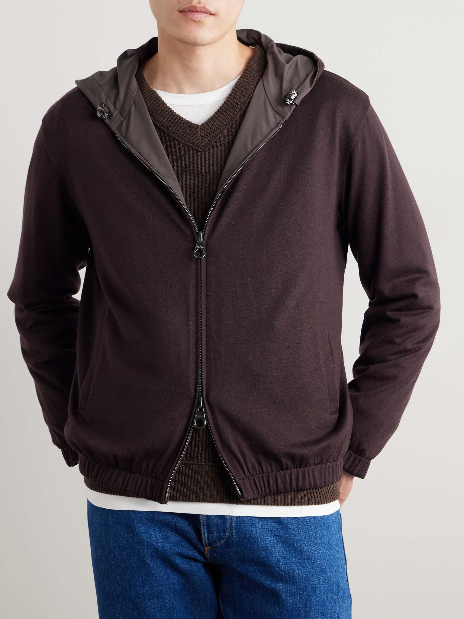 Reversible Storm System® and Cashmere Zip-Up Hooded Jacket - 4