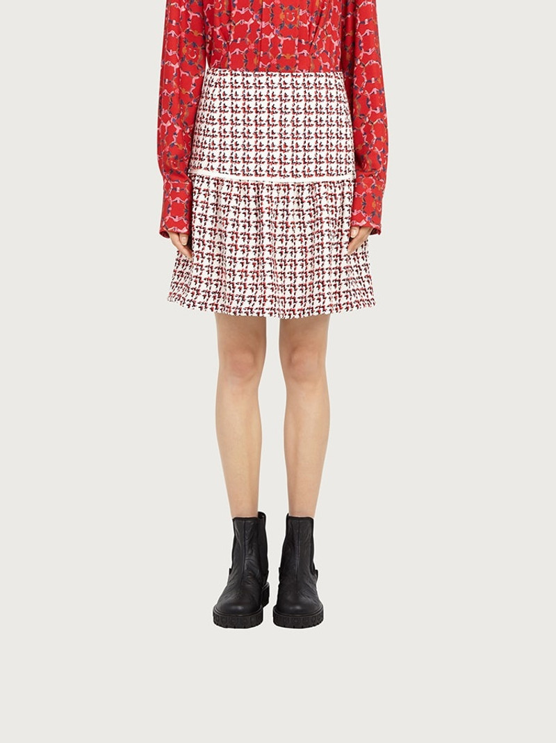 SKIRT WITH FLOUNCE - 1