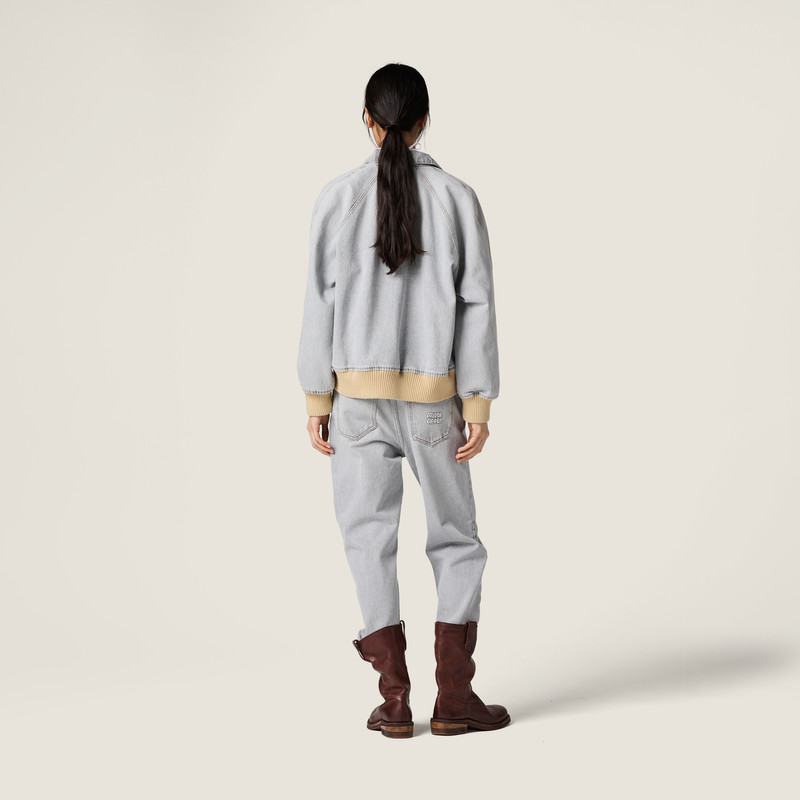 Denim blouson jacket 3