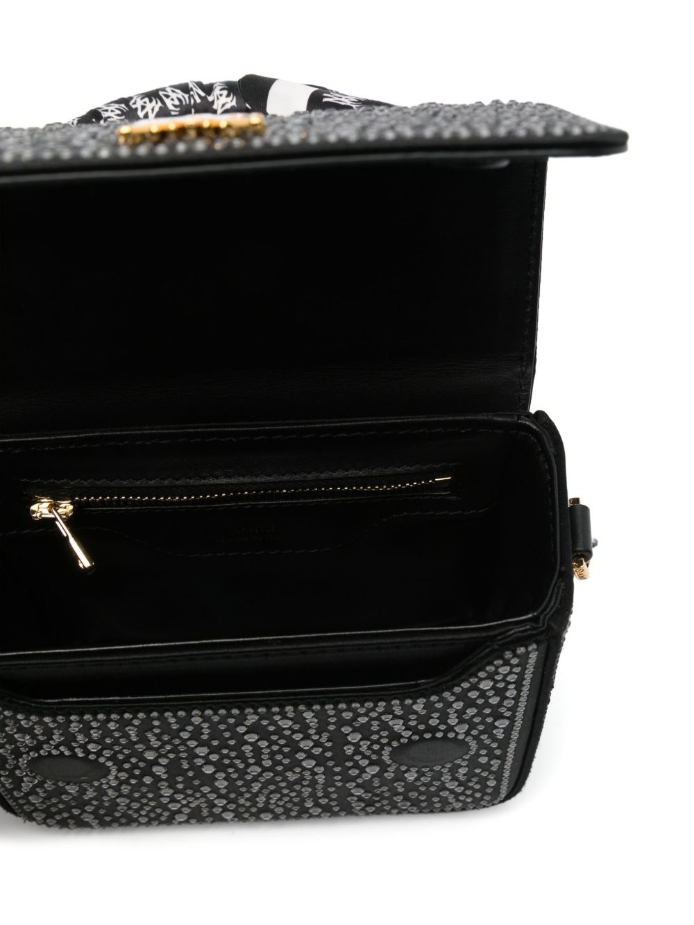 rhinestone-embellished mini bag - 5