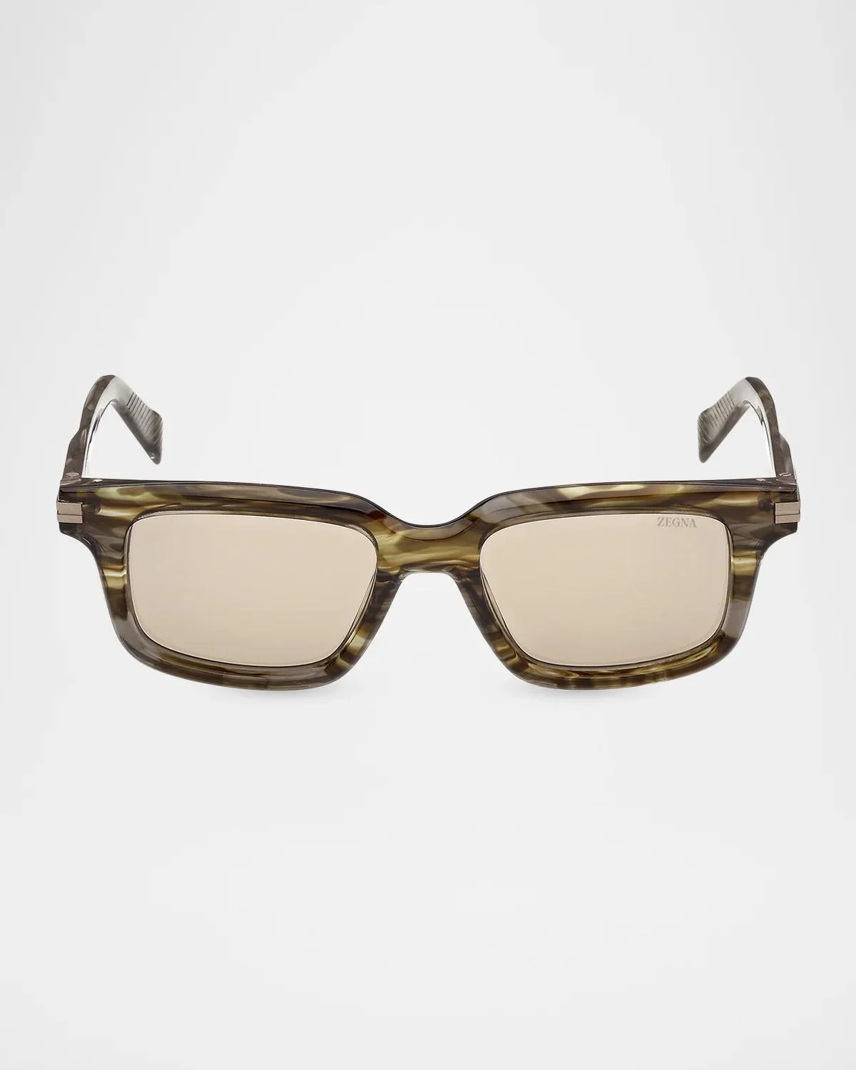 Men's EZ0312 Acetate Square Sunglasses - 1