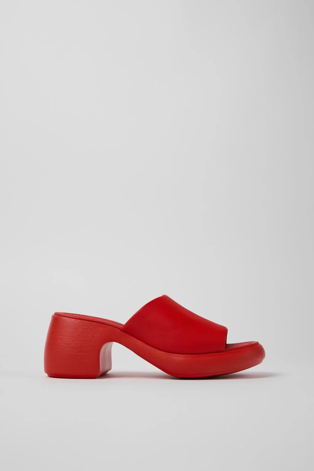 Thelma Sandal Red Leather Sandals for Women. - 1