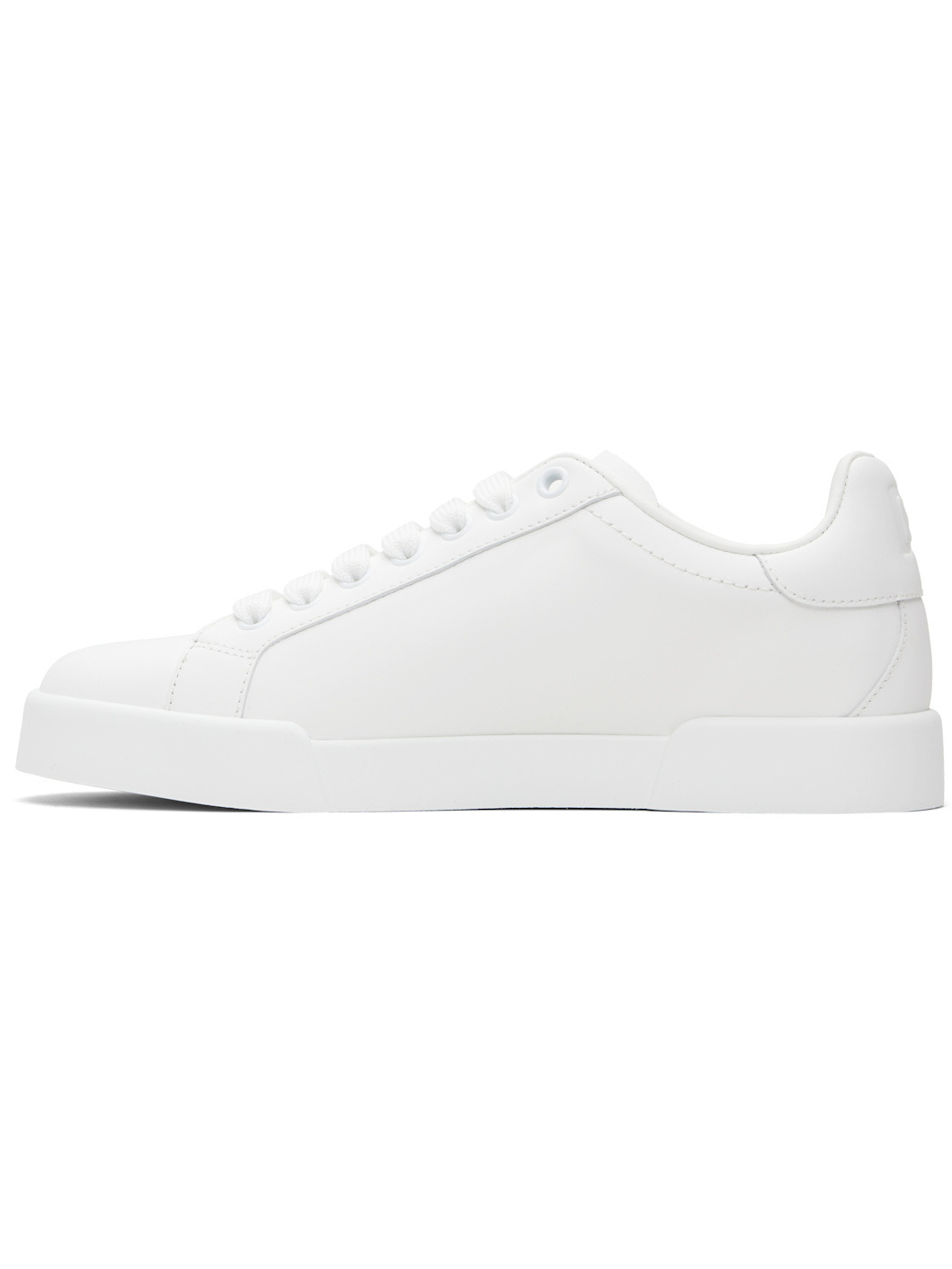 White Calfskin Portofino Sneakers - 3