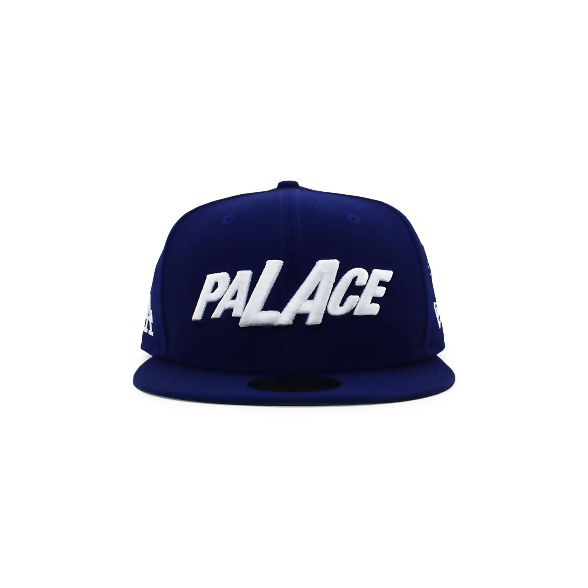 Palace x New Era LA Fitted Hat 'Blue' - 1