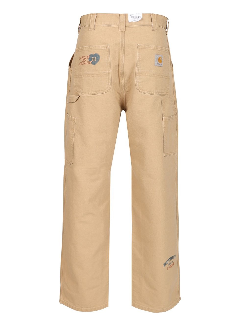 Og Single Knee Pant Trousers Beige - 2
