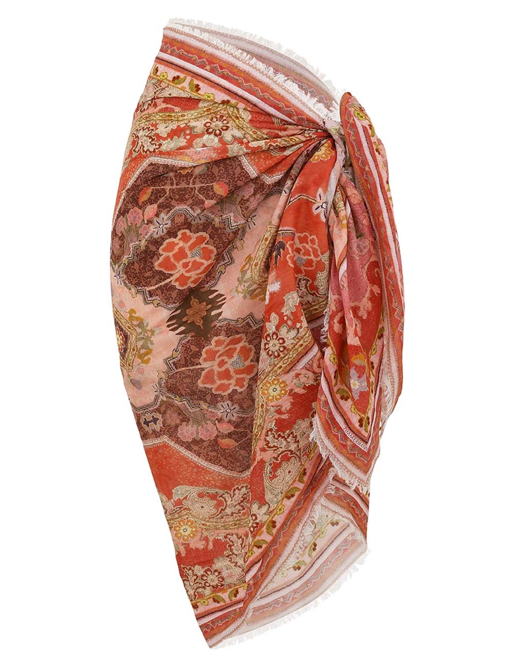 PRINTED COTTON PAREO - 1