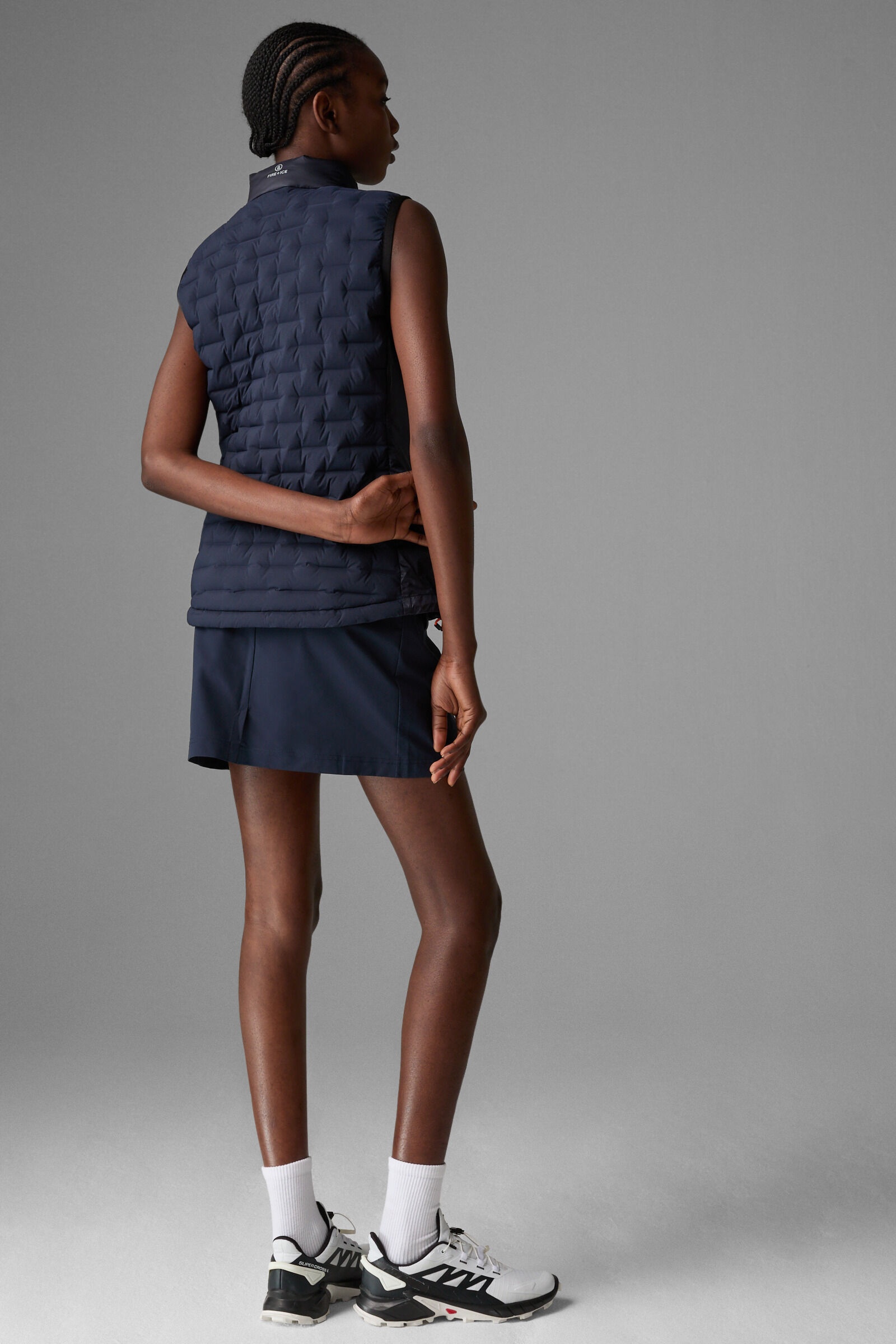 Fenja Lightweight down vest in Dark blue - 3