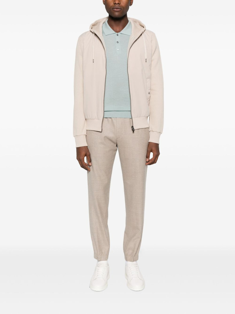 Herno hooded zip-up jacket outlook