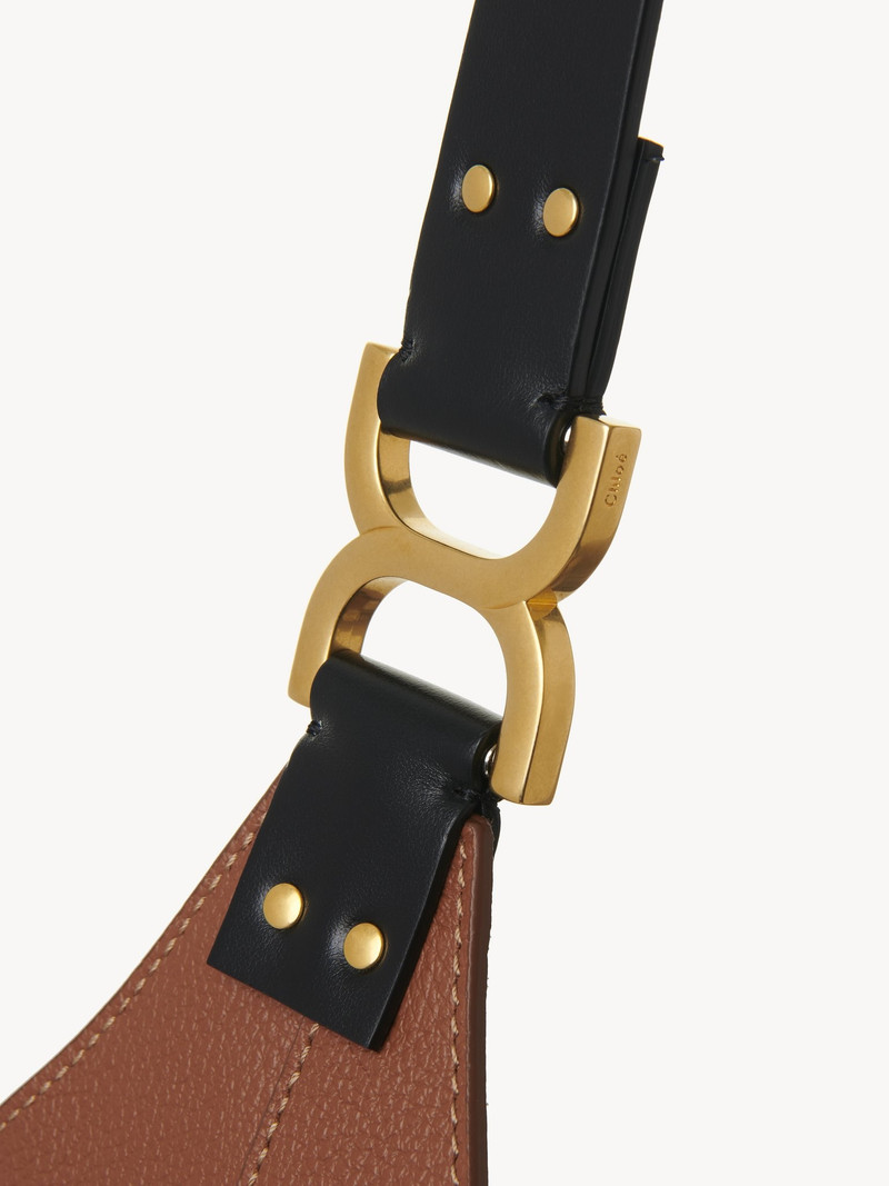 SMALL MARCIE HOBO BAG IN GRAINED LEATHER 6