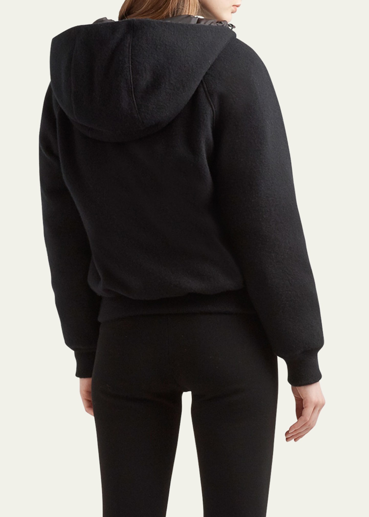 Cashmere Hooded Sweatshirt with Logo Detail - 3