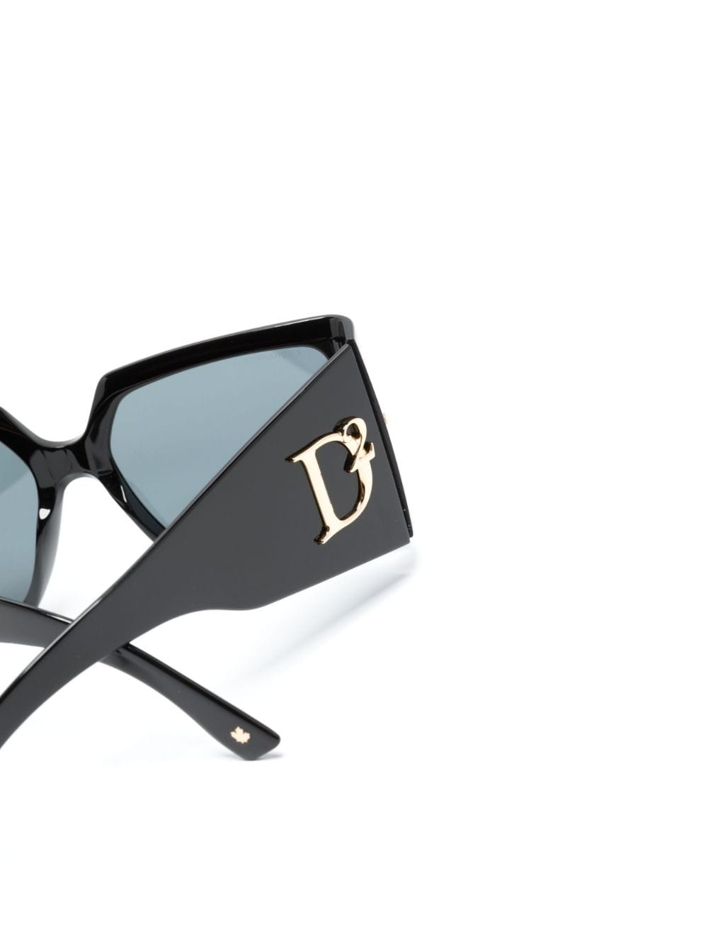 embossed-logo oversized-frame sunglasses - 3