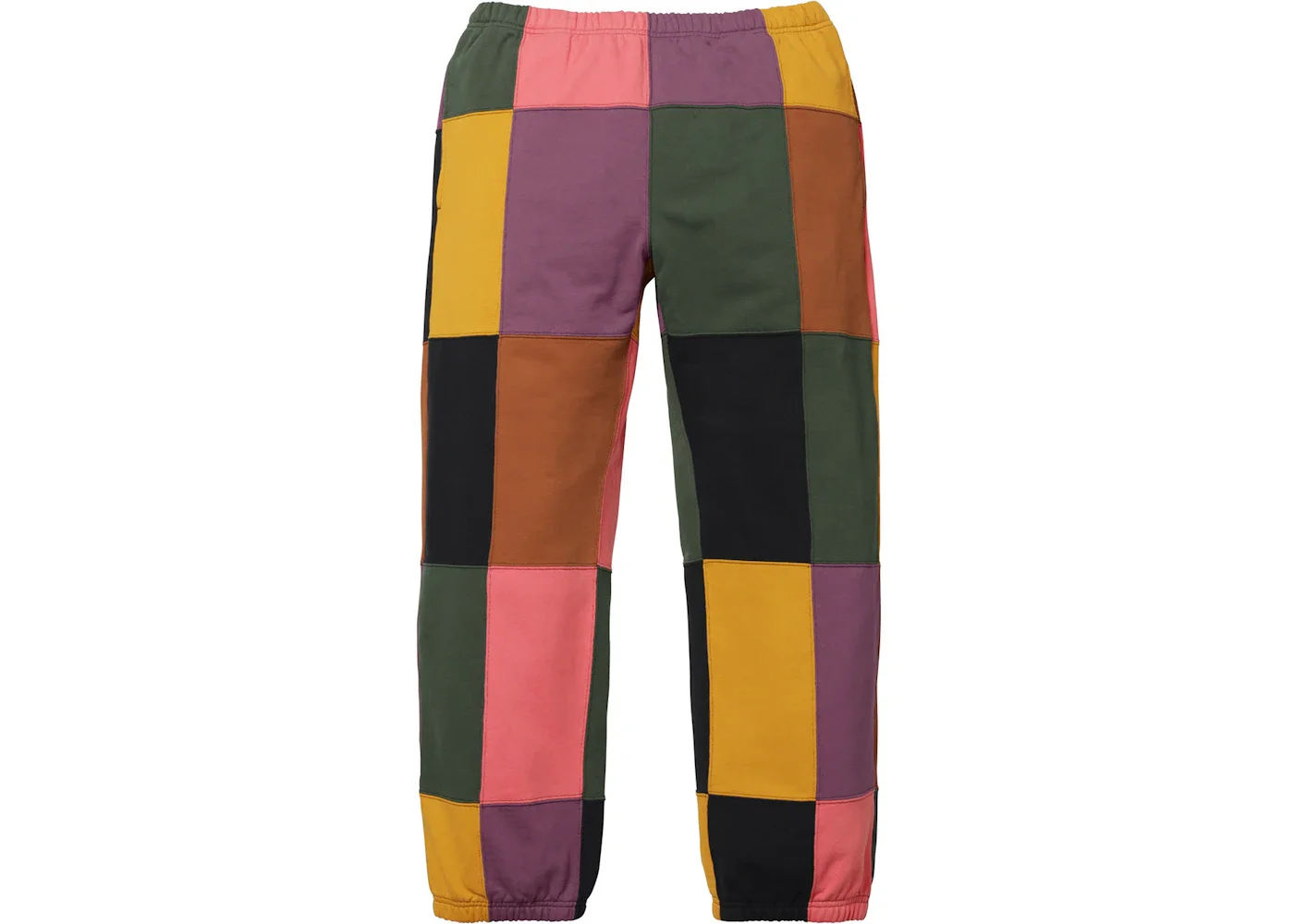 Supreme Patchwork Sweatpant Black - 1