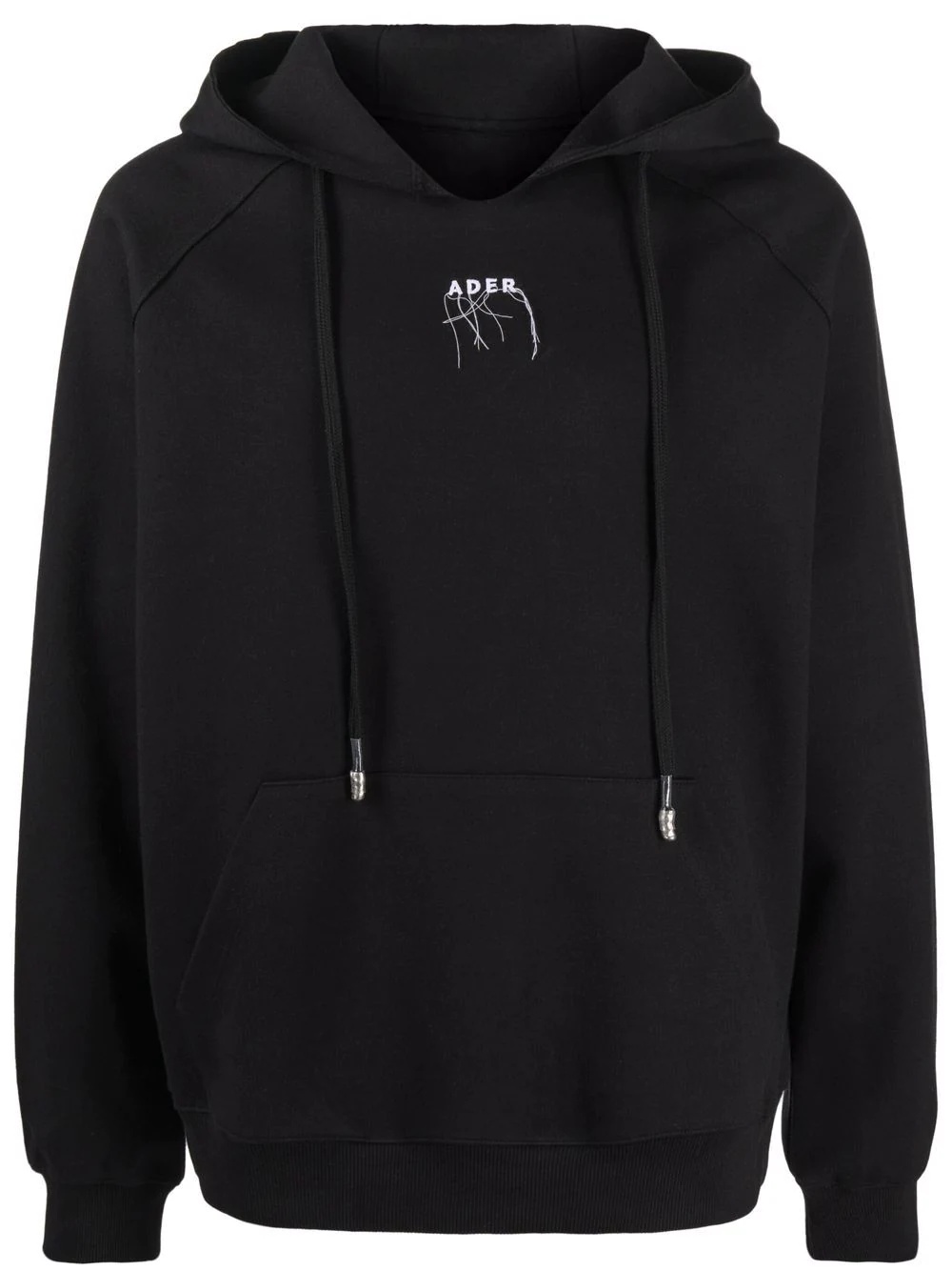 logo drawstring hoodie - 1