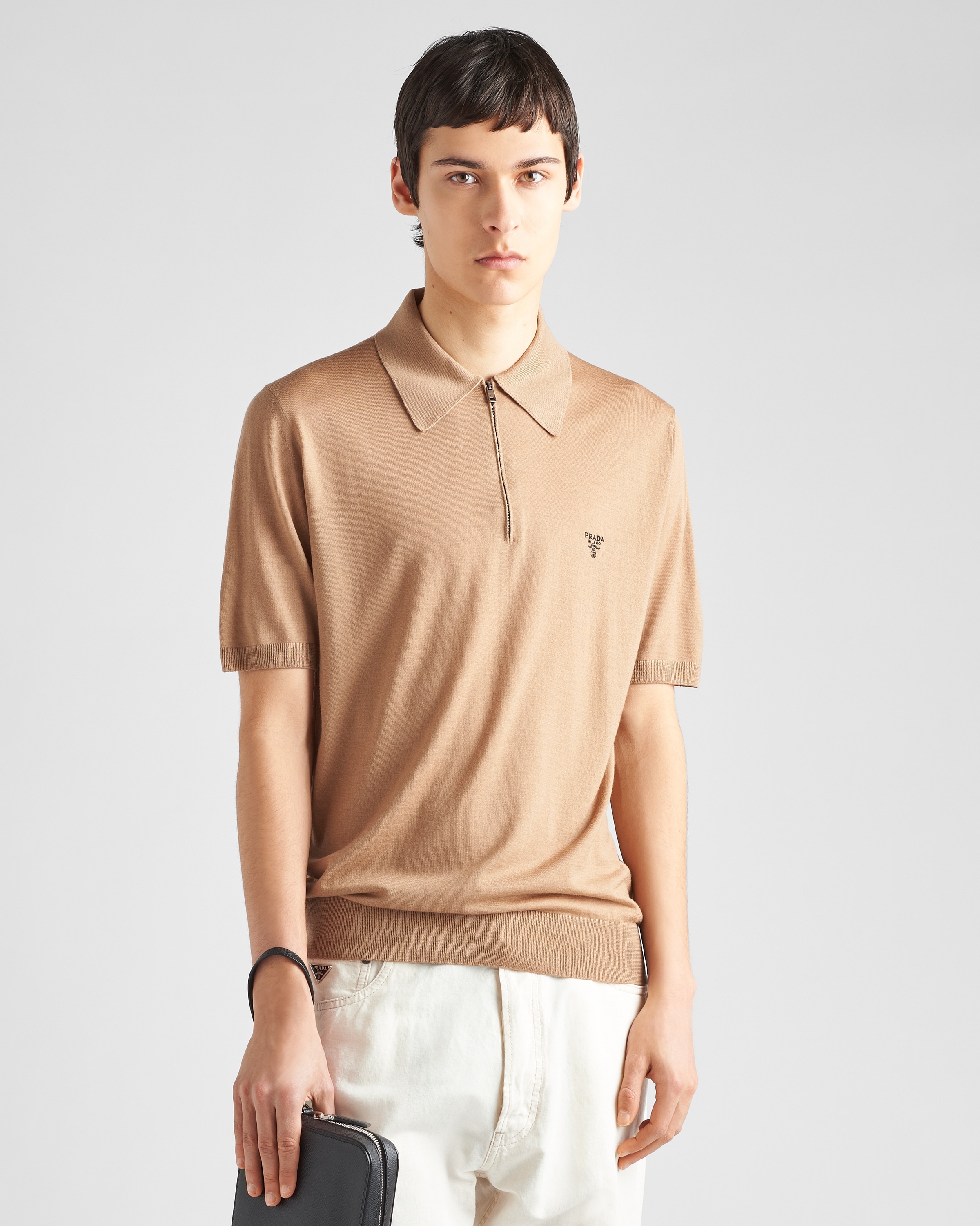 Superfine wool polo shirt - 3