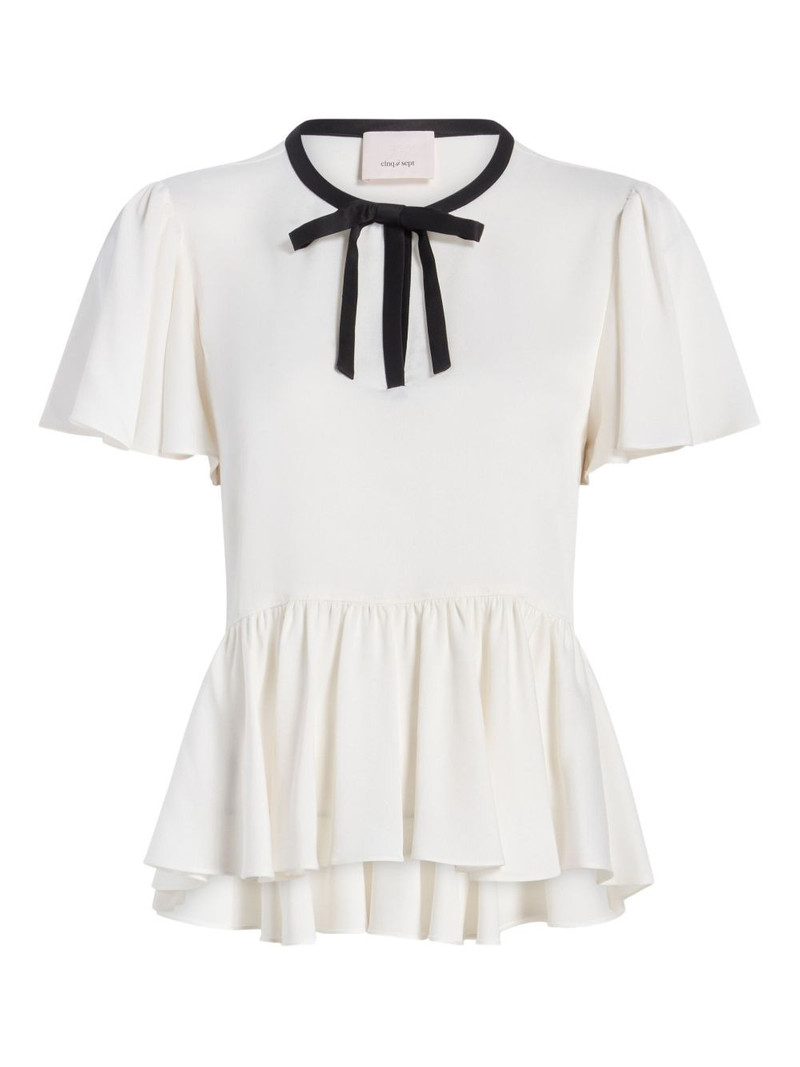 Heloise ruffled tie top 1