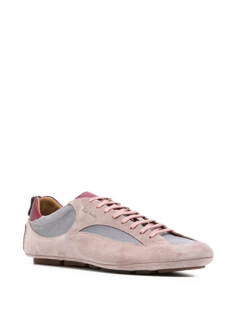 Paul Smith suede panelled leather sneakers outlook