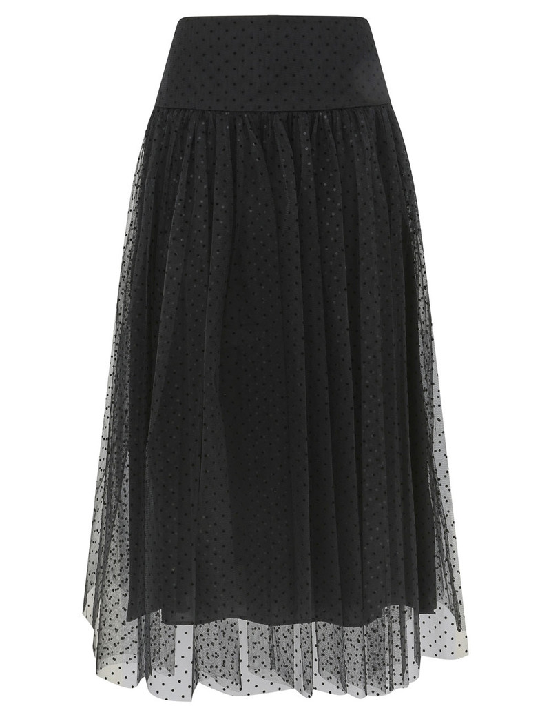 TULLE DOT MIDI SKIRT 1