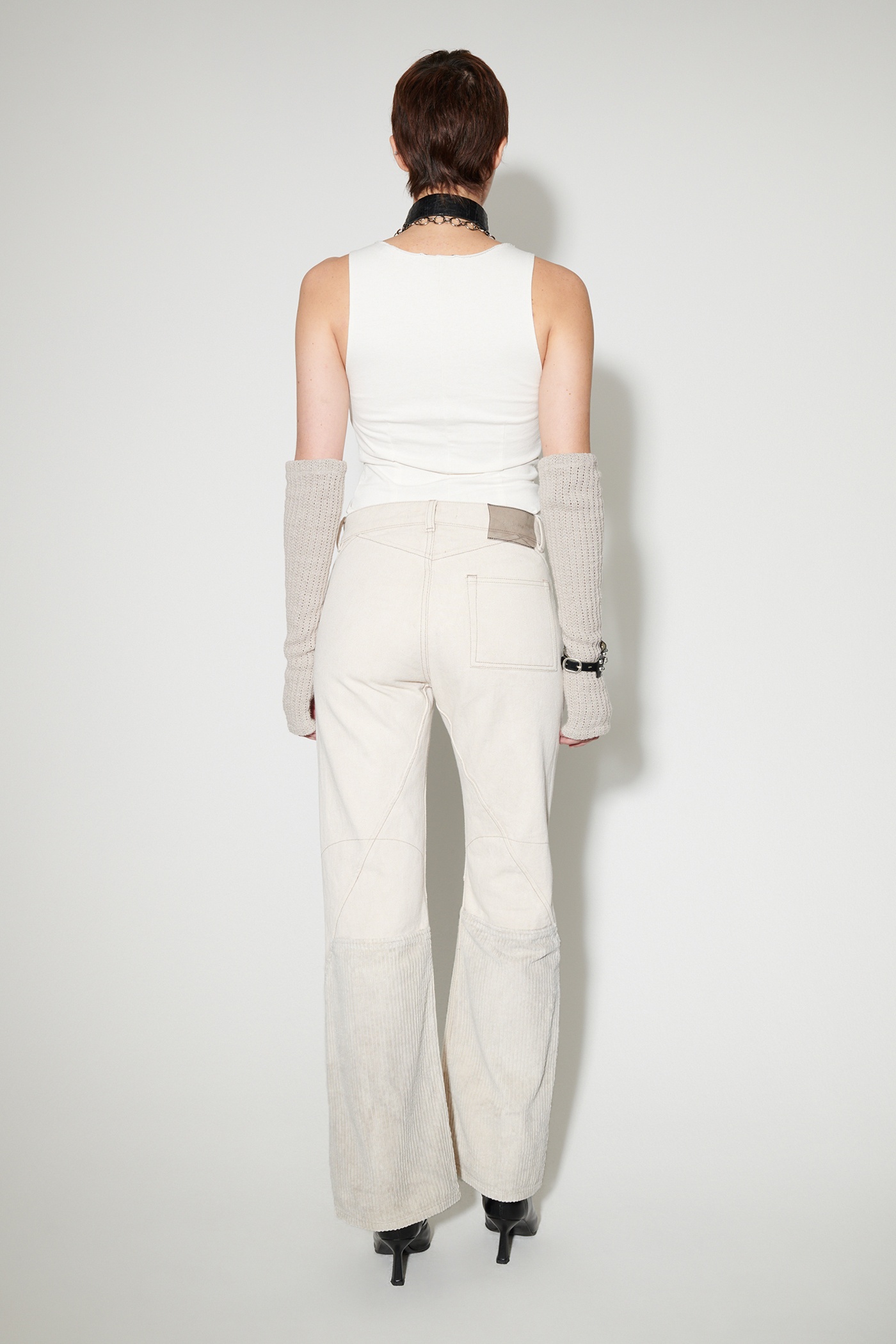 Moto Cut Ghost Attic Wash Denim - 7