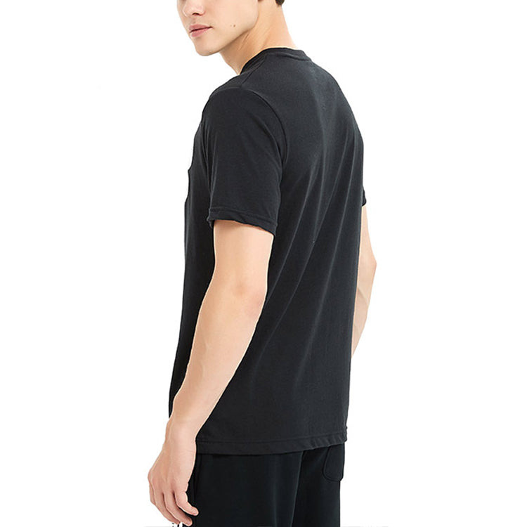 New Balance Men's New Balance Knit Breathable Athleisure Casual Sports LOGO Printing Short Sleeve Bl - 7