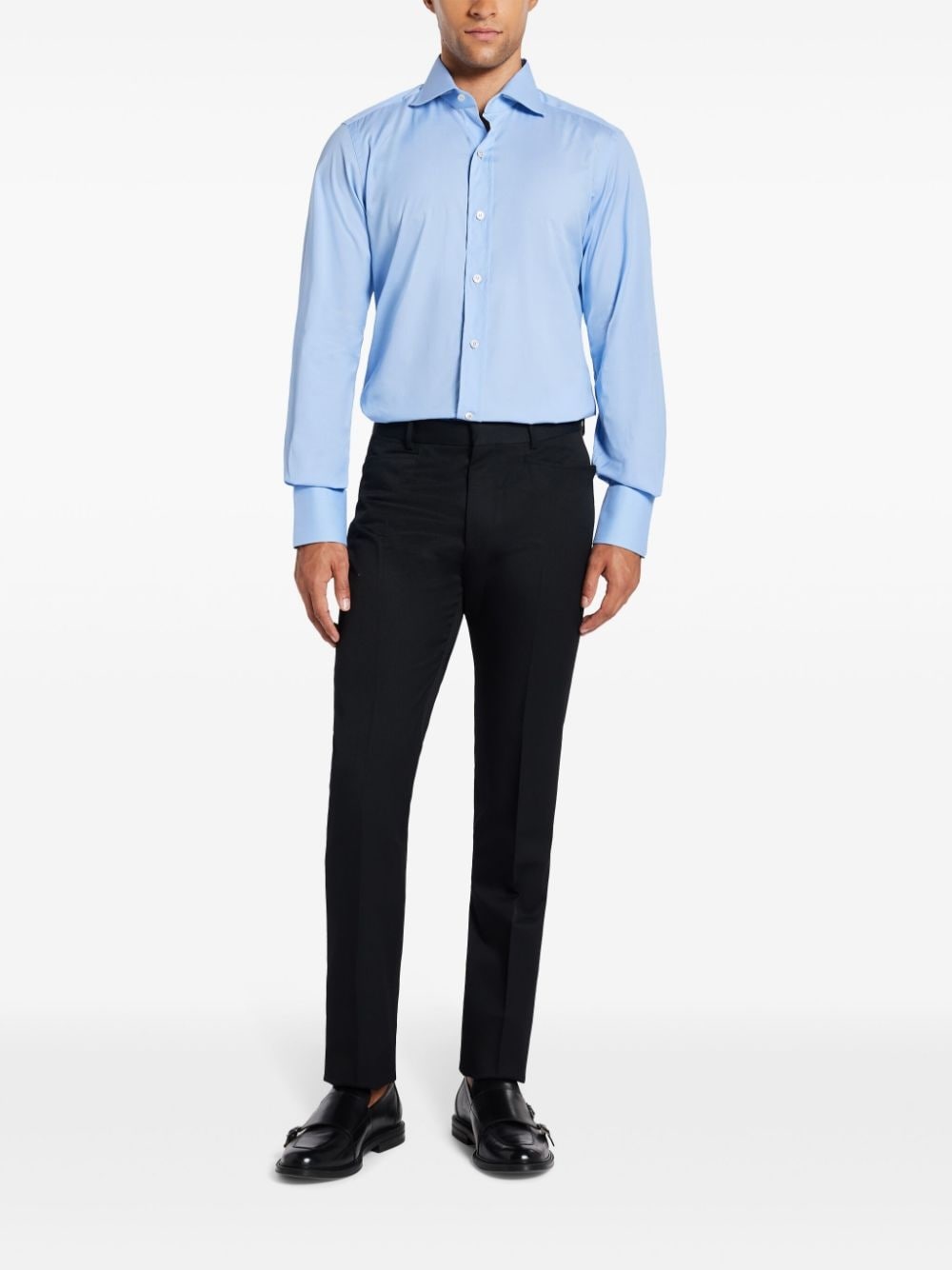 straight-leg tailored trousers - 2
