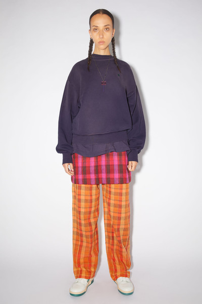 Acne Studios Crew neck sweatshirt - Purple outlook